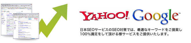 日本SEOサービスのSEO対策では最適なキーワードをご提案し100%の満足をご提供いたします。